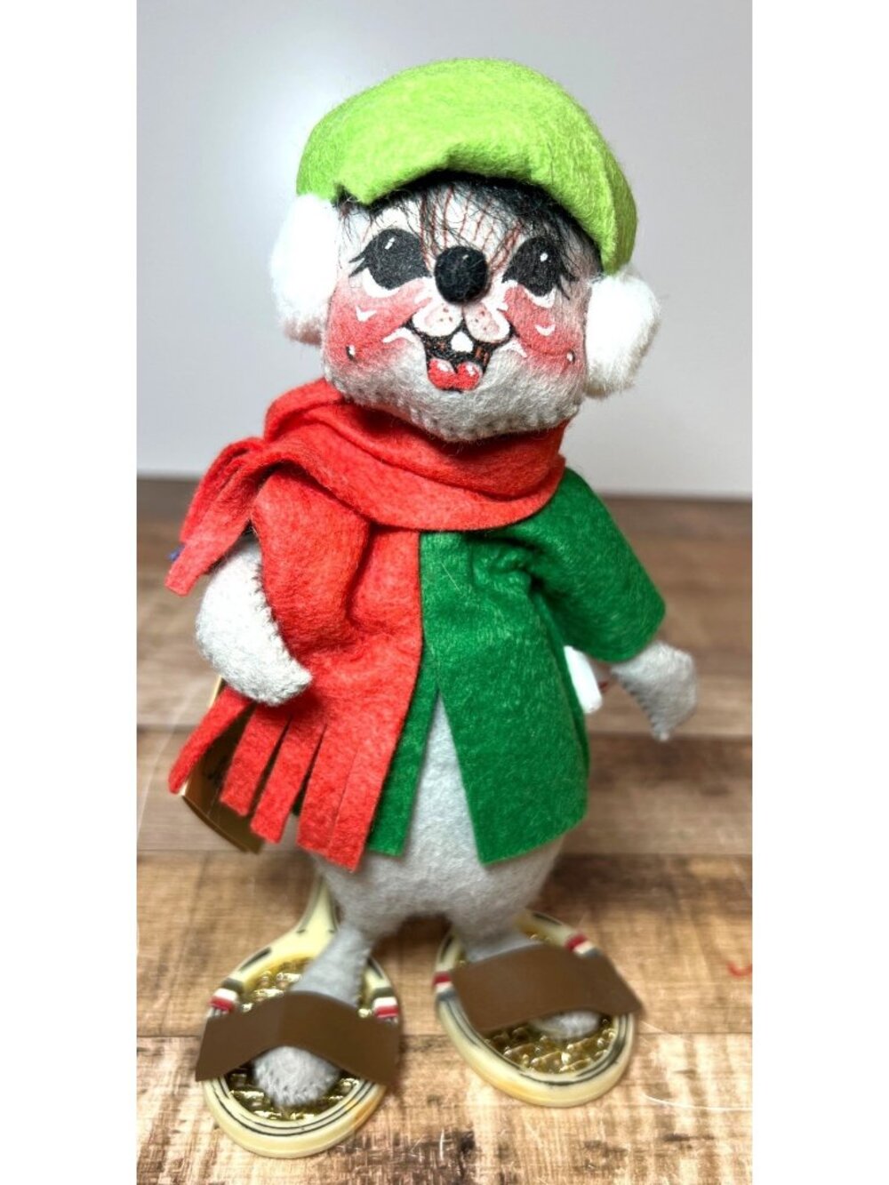 Annalee Christmas Mouse Vintage Holiday Decoration 7742 Tags, Org Bag